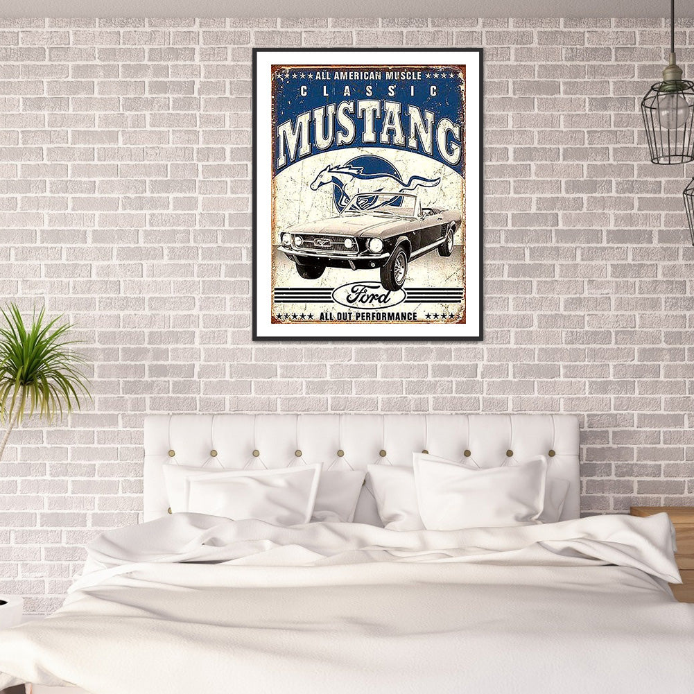 Letters - Full Round Drill Diamond Painting 30*40CM