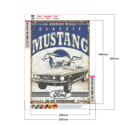 Letters - Full Round Drill Diamond Painting 30*40CM