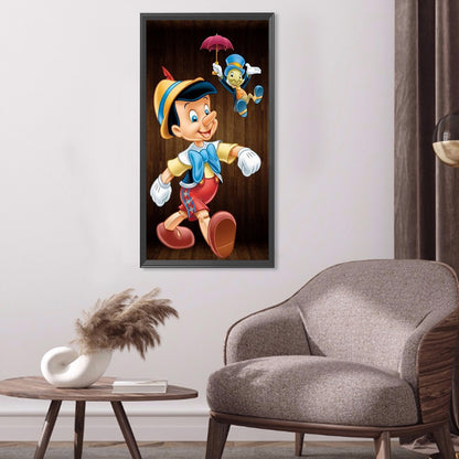 Cartoon Boy - Full Round Drill Diamond Painting 30*60CM