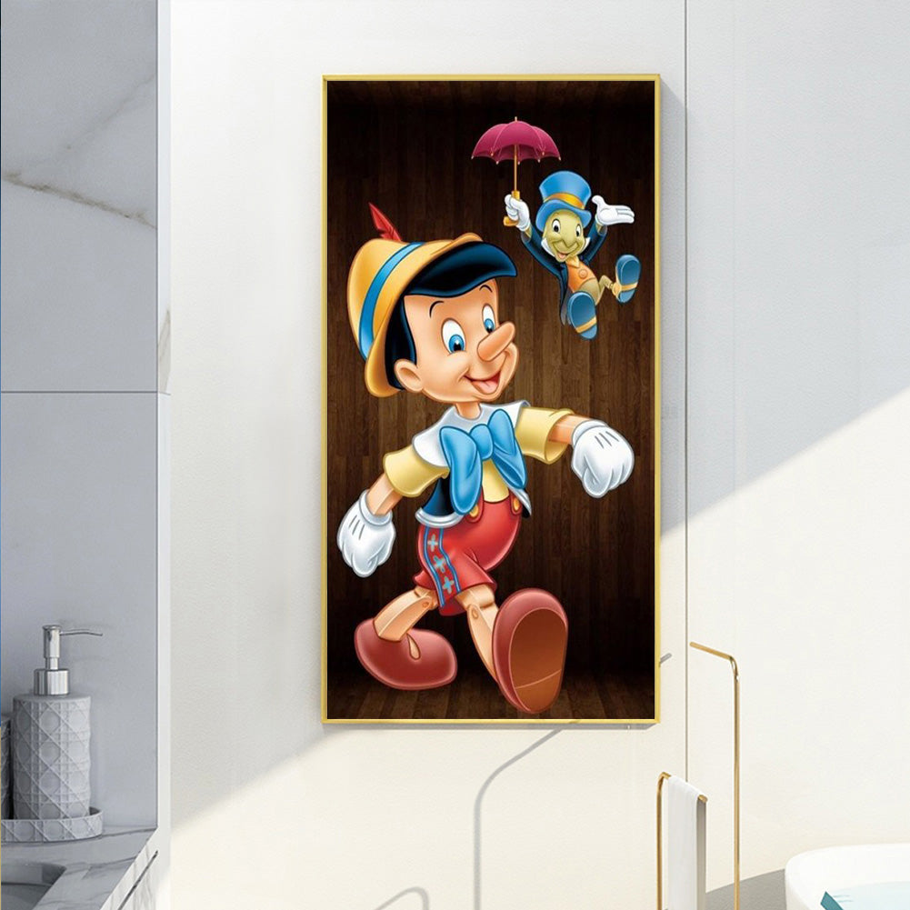 Cartoon Boy - Full Round Drill Diamond Painting 30*60CM