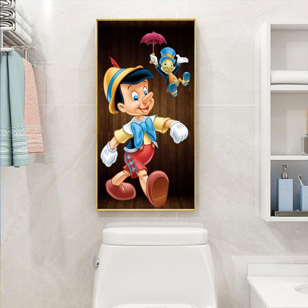 Cartoon Boy - Full Round Drill Diamond Painting 30*60CM