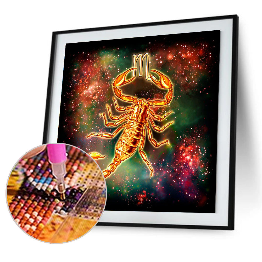 Abstract Scorpio - Full Round Drill Diamond Painting 30*30CM