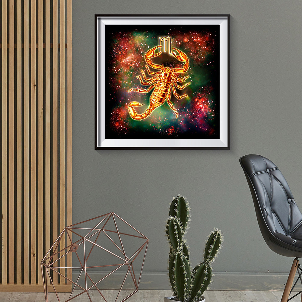Abstract Scorpio - Full Round Drill Diamond Painting 30*30CM