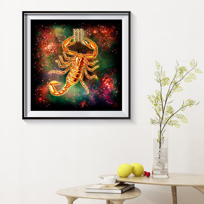 Abstract Scorpio - Full Round Drill Diamond Painting 30*30CM