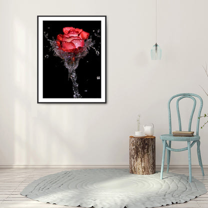 Valentines Day Rose - Full Round Drill Diamond Painting 30*40CM