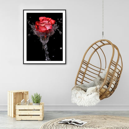 Valentines Day Rose - Full Round Drill Diamond Painting 30*40CM