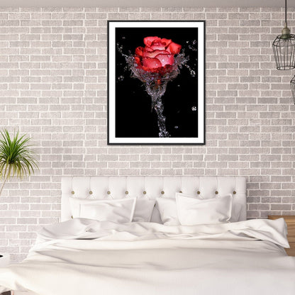 Valentines Day Rose - Full Round Drill Diamond Painting 30*40CM