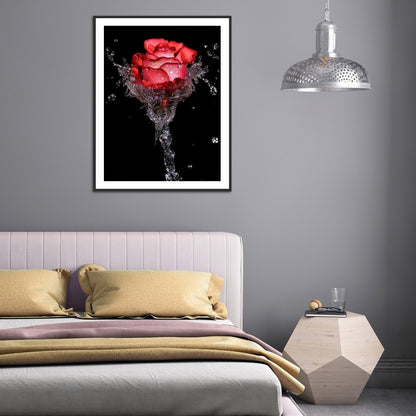 Valentines Day Rose - Full Round Drill Diamond Painting 30*40CM