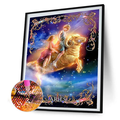 Constellation - Full Round Drill Diamond Painting 30*40CM