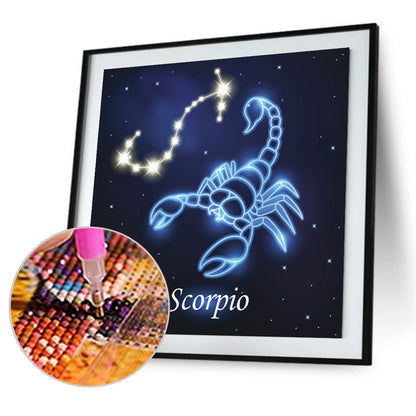 Twelve Constellations - Full Round Drill Diamond Painting 30*30CM