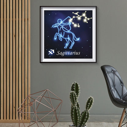 Twelve Constellations - Full Round Drill Diamond Painting 30*30CM