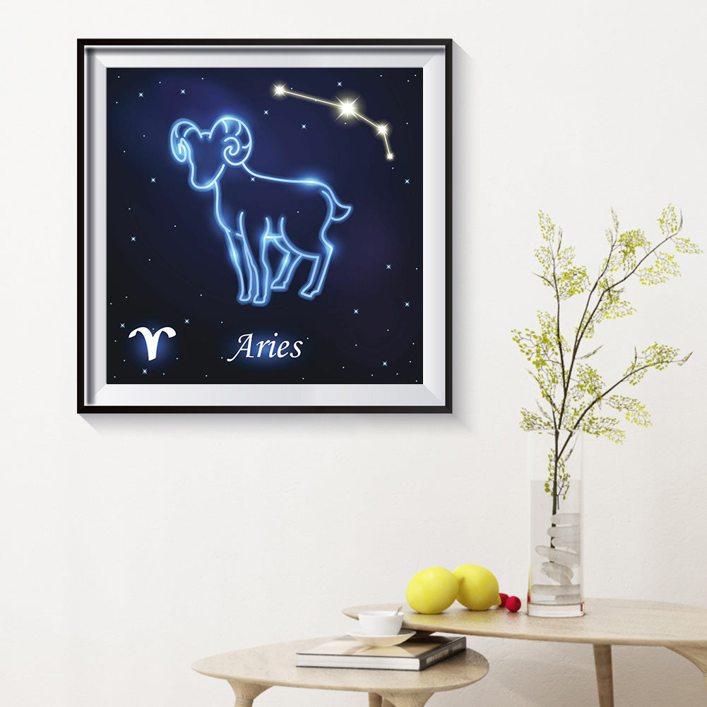 Twelve Constellations - Full Round Drill Diamond Painting 30*30CM