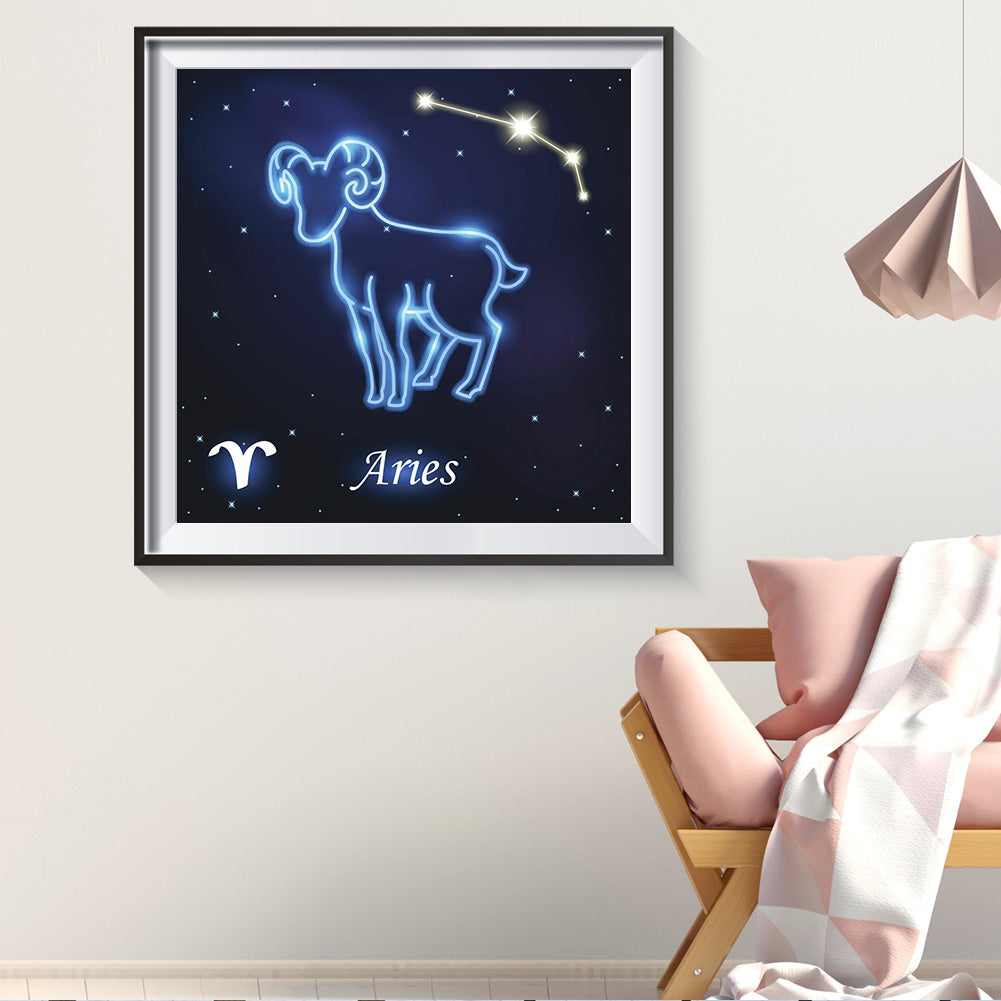 Twelve Constellations - Full Round Drill Diamond Painting 30*30CM