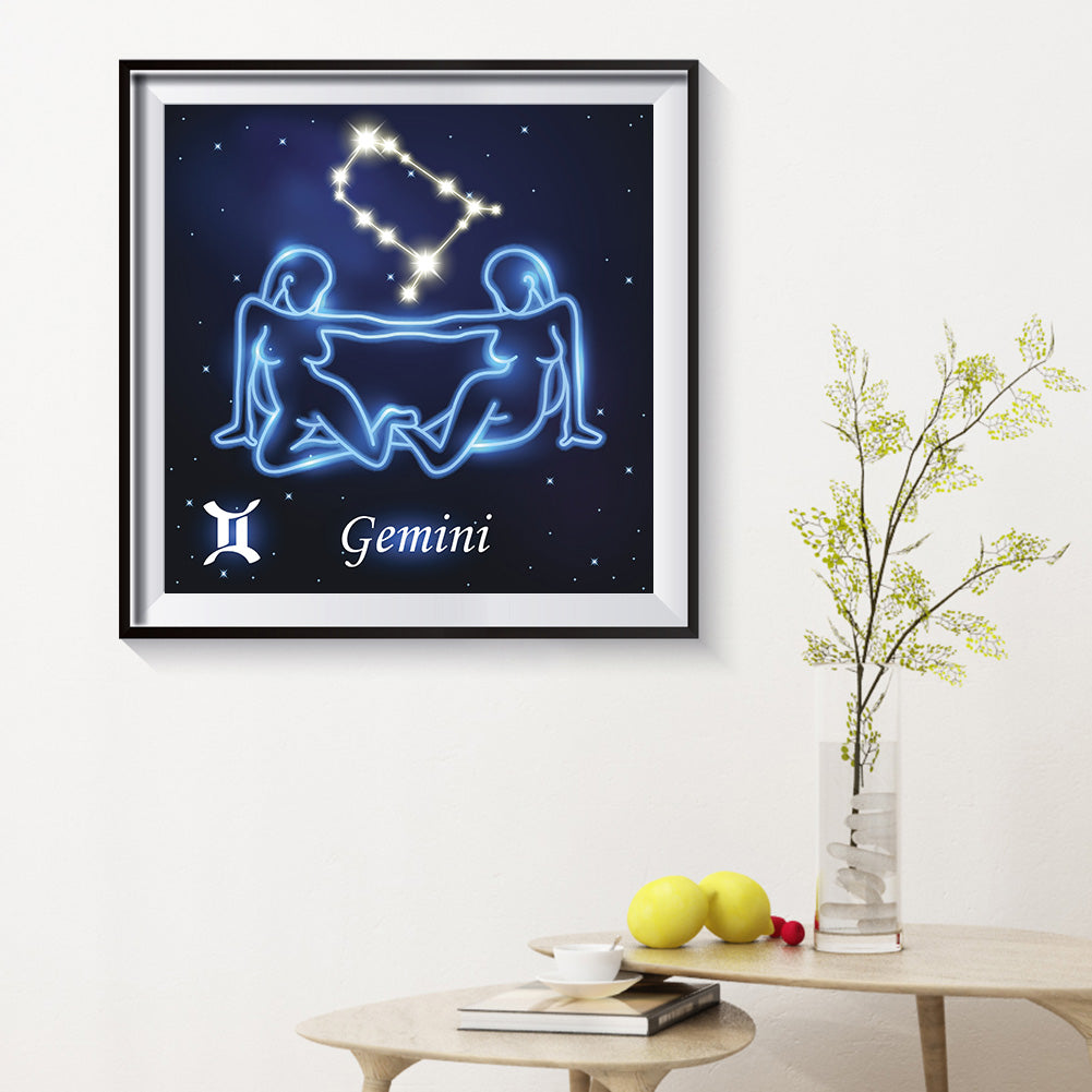 Twelve Constellations - Full Round Drill Diamond Painting 30*30CM