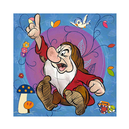 Cute Dwarf - Full Round Drill Diamond Painting 30*30CM