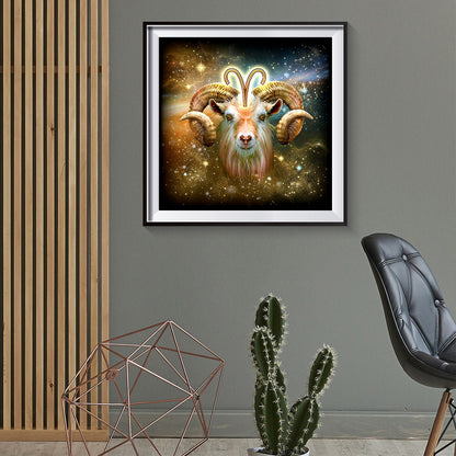 Shiny Aries - Full Round Drill Diamond Painting 40*40CM