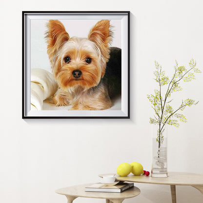 Dog - Full Round Drill Diamond Painting 40*40CM