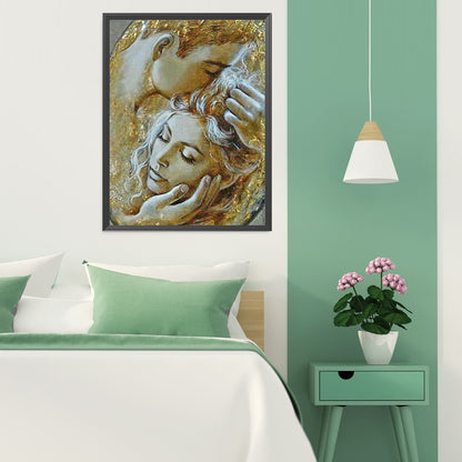 Loving Couple - Full Round Drill Diamond Painting 30*40CM