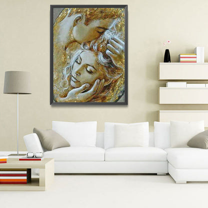 Loving Couple - Full Round Drill Diamond Painting 30*40CM