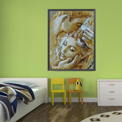 Loving Couple - Full Round Drill Diamond Painting 30*40CM