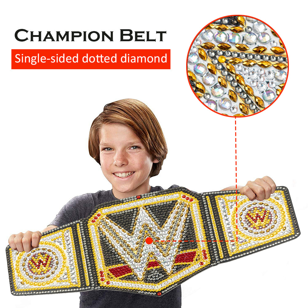 Champion Belt 5D DIY Diamond Painting Acrylic Kit Home Desktop Decoration