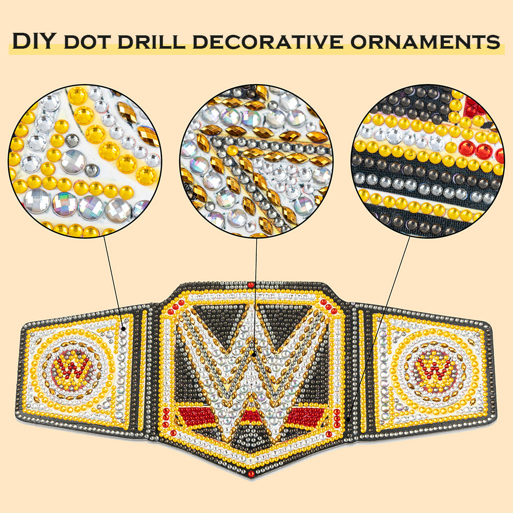 Champion Belt 5D DIY Diamond Painting Acrylic Kit Home Desktop Decoration