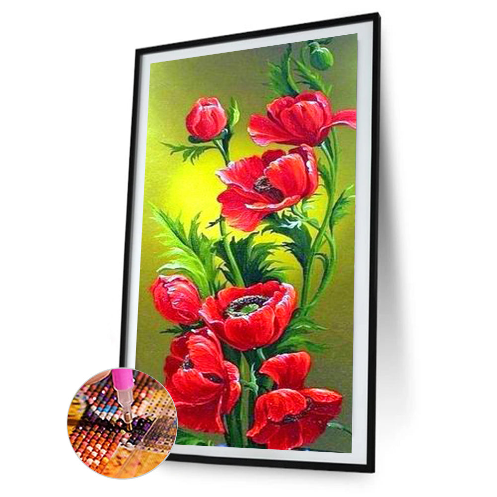 Flower Fruit - Full Round Drill Diamond Painting 30*60CM