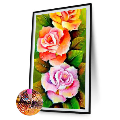 Flower Fruit - Full Round Drill Diamond Painting 30*60CM