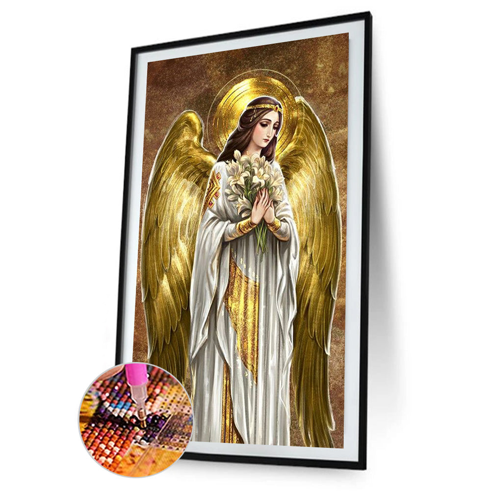 Religious Virgin - Full Round Drill Diamond Painting 40*70CM