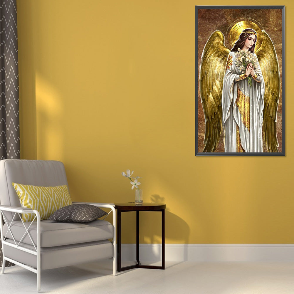 Religious Virgin - Full Round Drill Diamond Painting 40*70CM