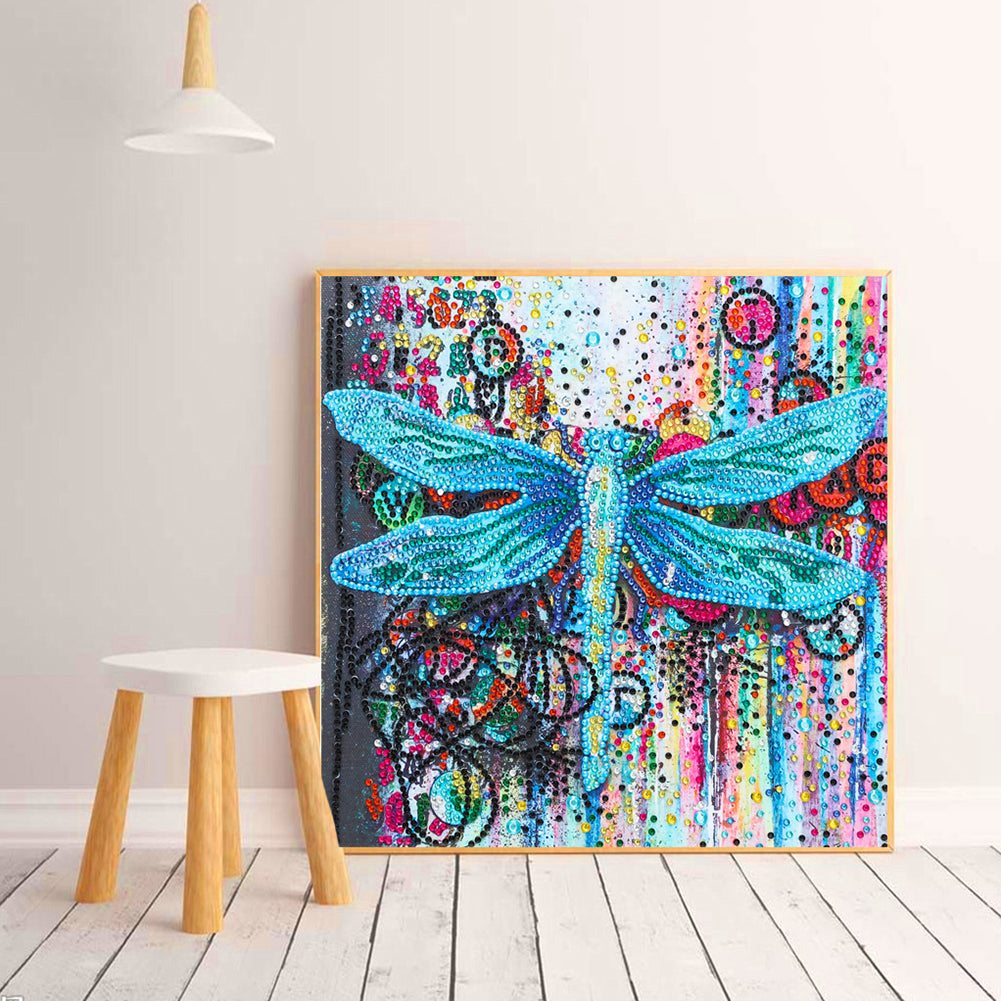 Dragonfly - Special Shaped Drill Diamond Painting 30*30CM