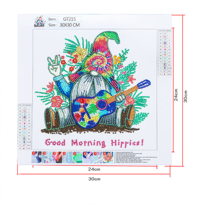 Gnome - Special Shaped Drill Diamond Painting 30*30CM