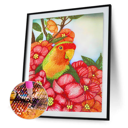 Parrot - Special Shaped Drill Diamond Painting 30*40CM