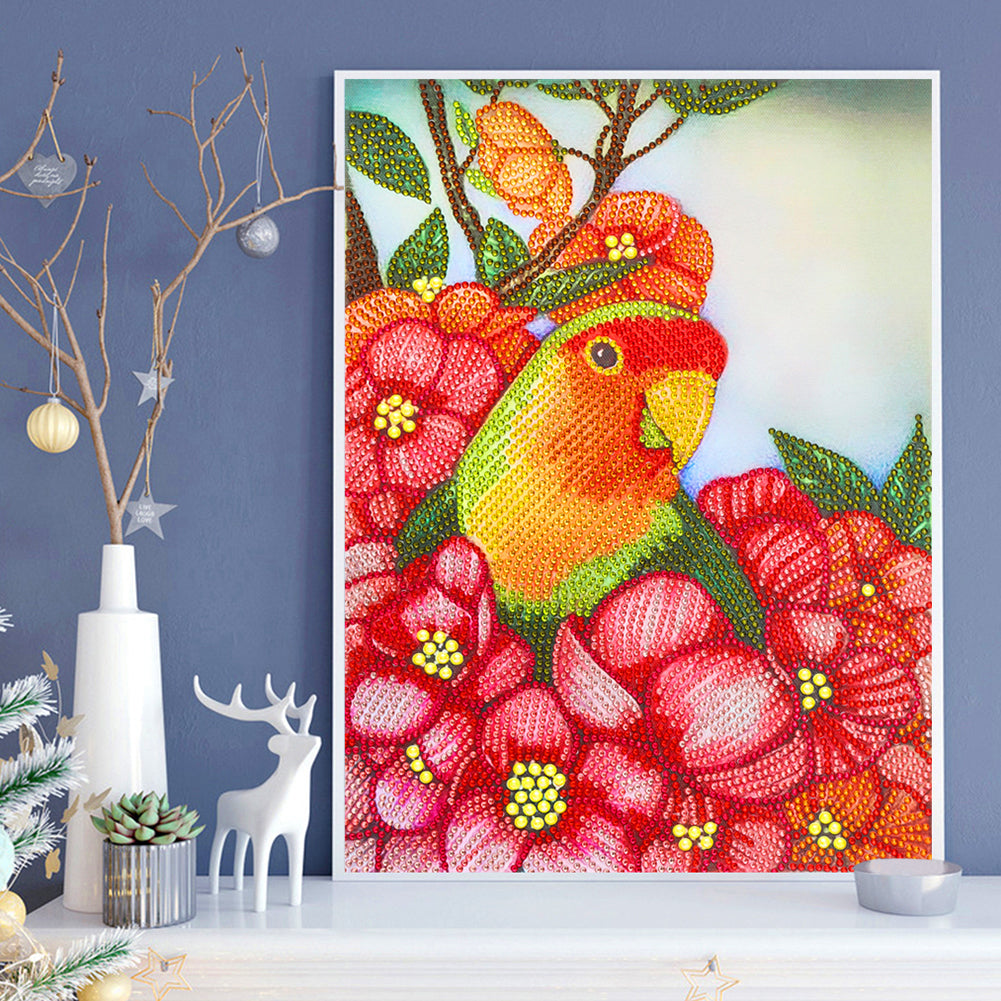 Parrot - Special Shaped Drill Diamond Painting 30*40CM