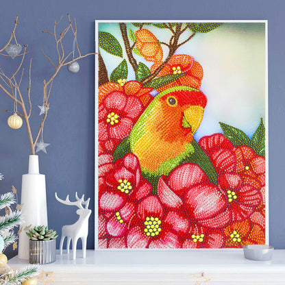 Parrot - Special Shaped Drill Diamond Painting 30*40CM