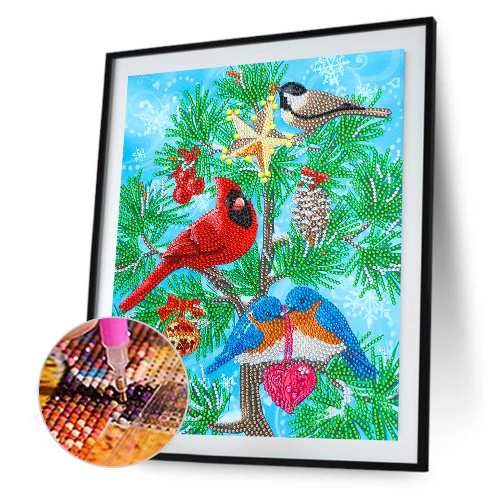 Bird - Special Shaped Drill Diamond Painting 30*40CM