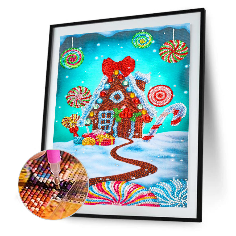 Candy Gnome - Special Shaped Drill Diamond Painting 30*40CM