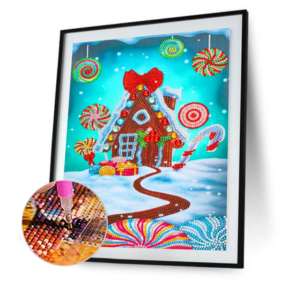 Candy Gnome - Special Shaped Drill Diamond Painting 30*40CM