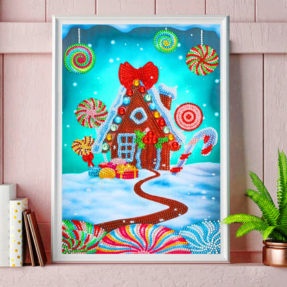 Candy Gnome - Special Shaped Drill Diamond Painting 30*40CM