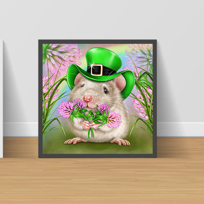 Little Hamster - Full Round Drill Diamond Painting 30*30CM