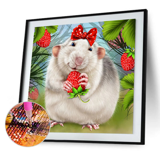 Little Hamster - Full Round Drill Diamond Painting 30*30CM