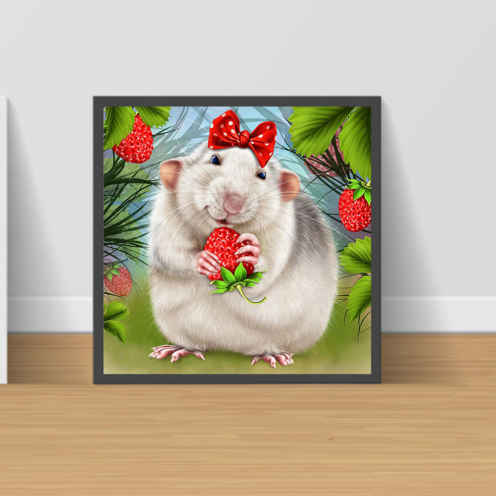 Little Hamster - Full Round Drill Diamond Painting 30*30CM