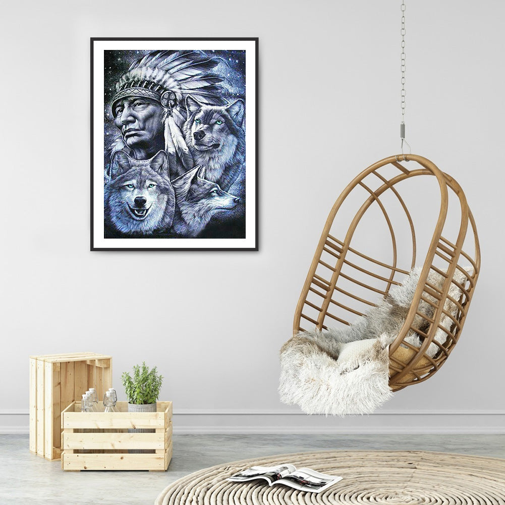 Animal Nation - Full Round Drill Diamond Painting 50*60CM