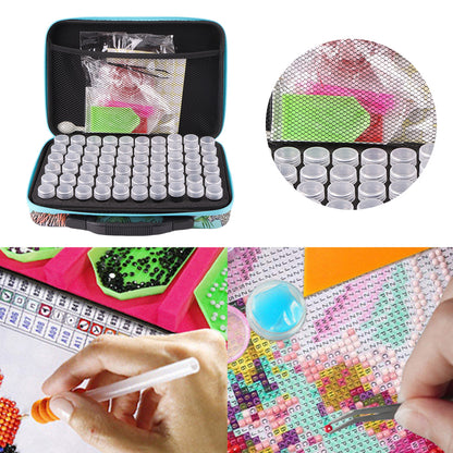 60 Bottles Holder Storage Box Kits 5D Diamond Painting Tool Case Container