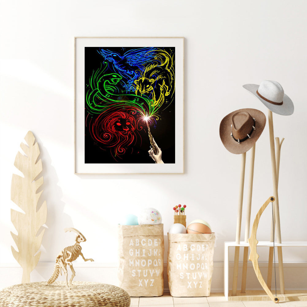 Animal - Full Round Drill Diamond Painting 30*40CM