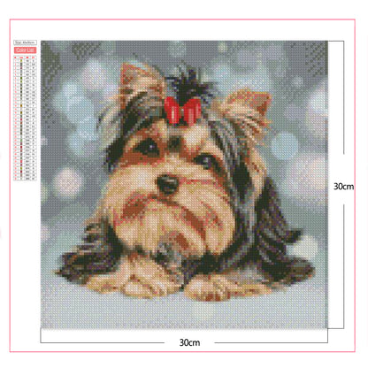 Winter Dog - Full Square Drill Diamond Painting 30*30CM