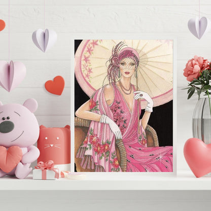 Dignified Lady - Full Round Drill Diamond Painting 30*40CM