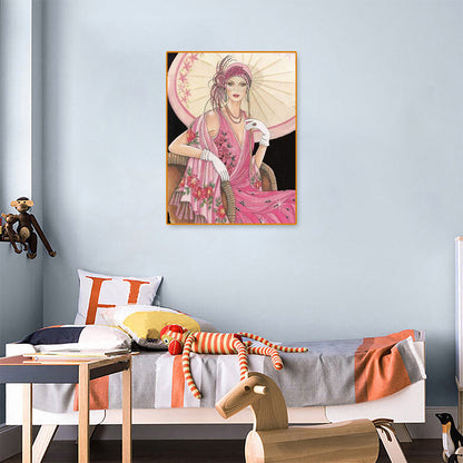 Dignified Lady - Full Round Drill Diamond Painting 30*40CM