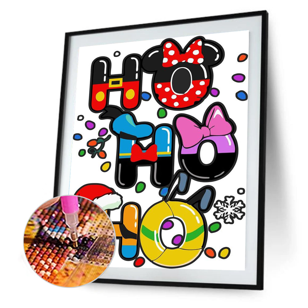 Cartoon Letters - Full Round Drill Diamond Painting 30*40CM