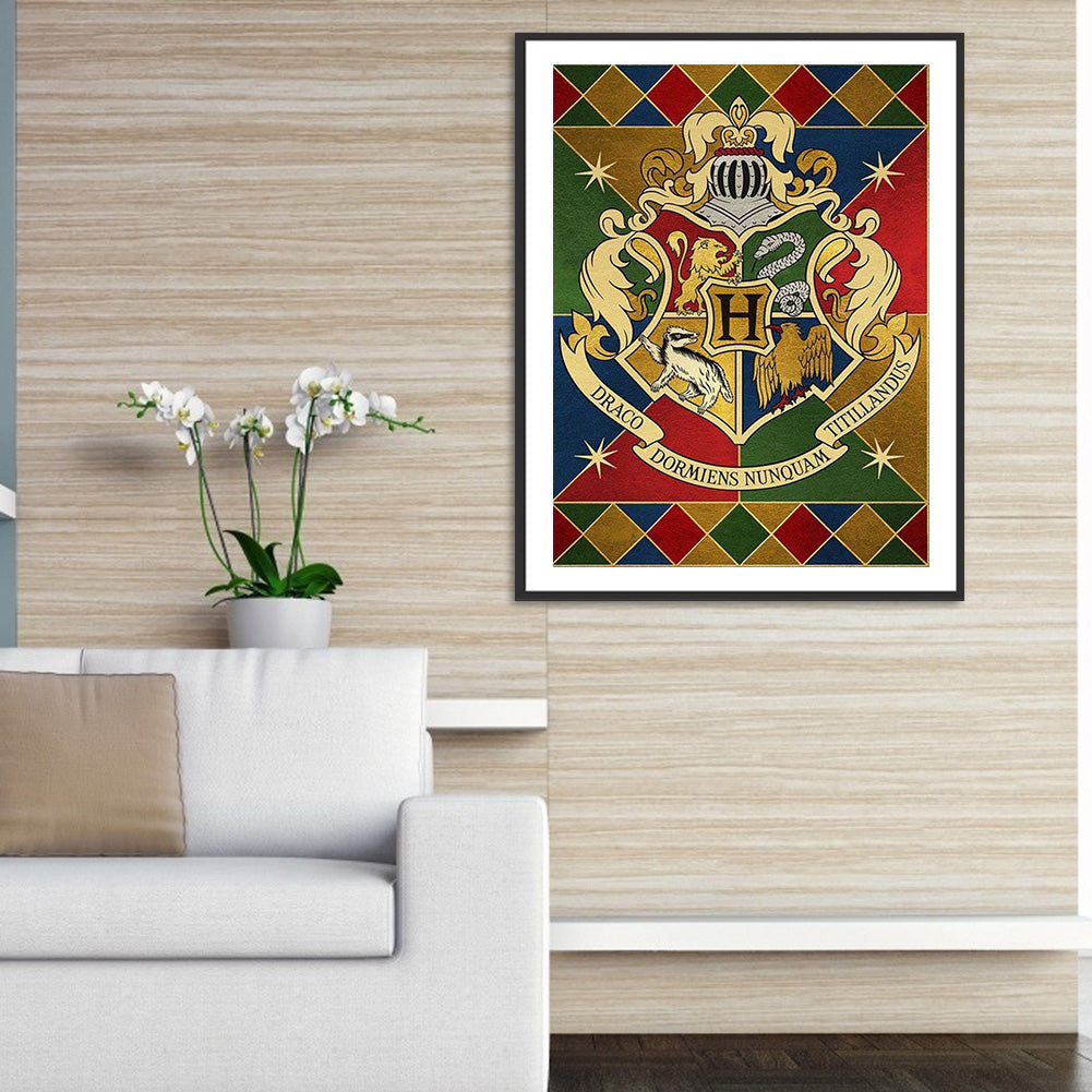 Magical Badge - Full Round Drill Diamond Painting 40*50CM